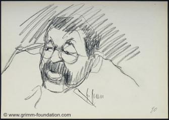 Gerd Grimm, G&uuml;nter Grass 1990
